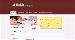Desktop Screenshot of hugd.de
